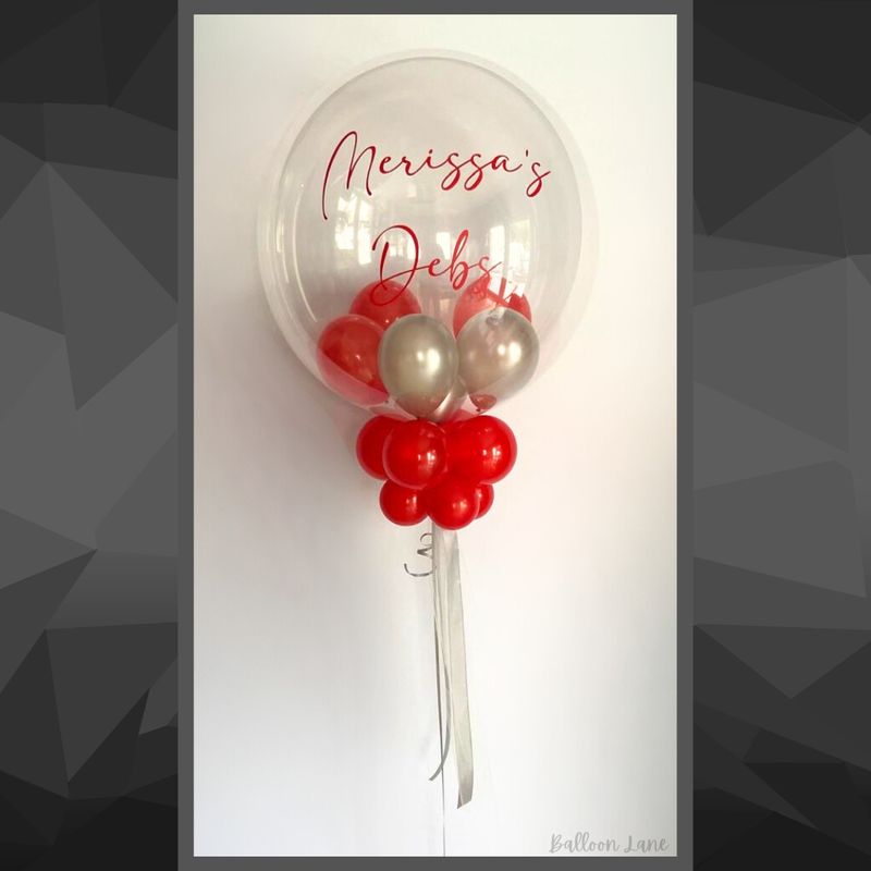 Personalised bubble balloon - Option 8