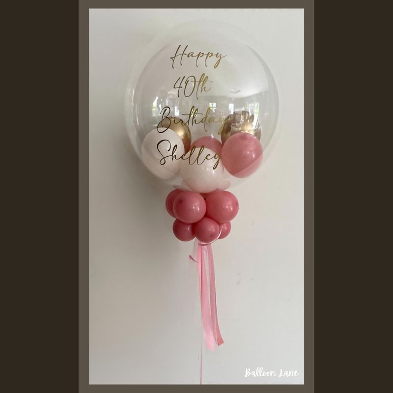 Personalised bubble balloon - Option 11