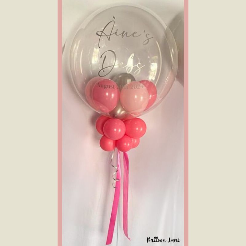 Personalised bubble balloon - Option 13