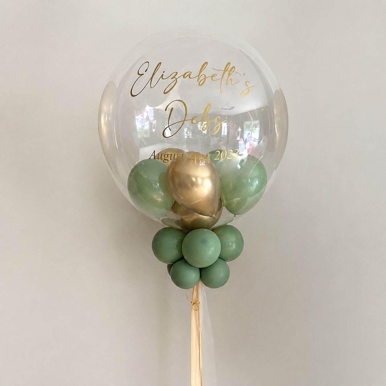 Personalised Bubble Balloon - Option 19