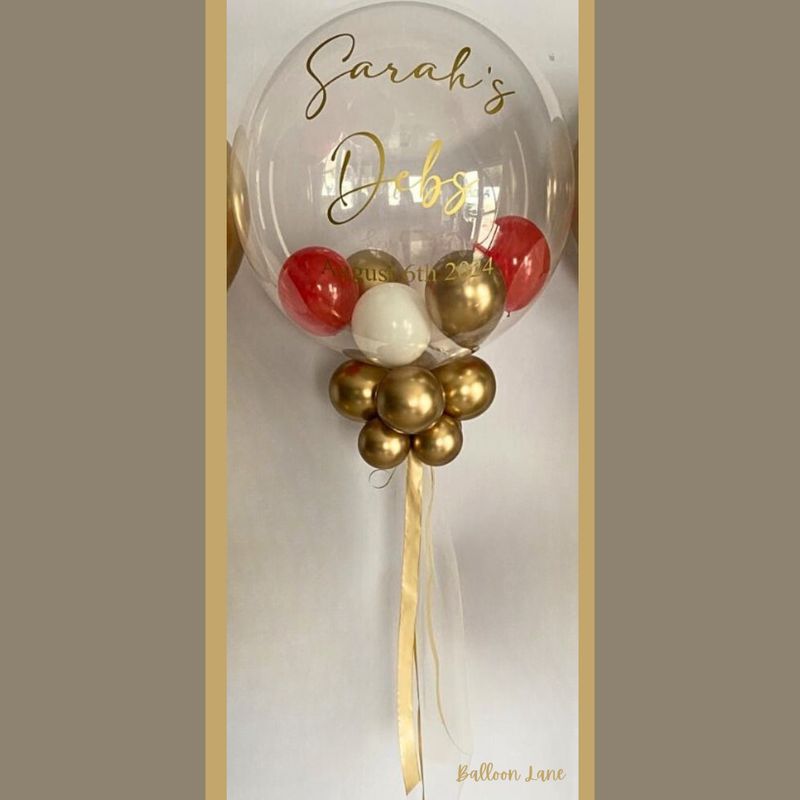 Personalised bubble balloon - Option 17