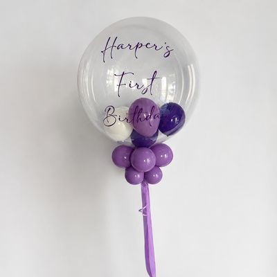 Personalised Bubble Balloon - Option 12