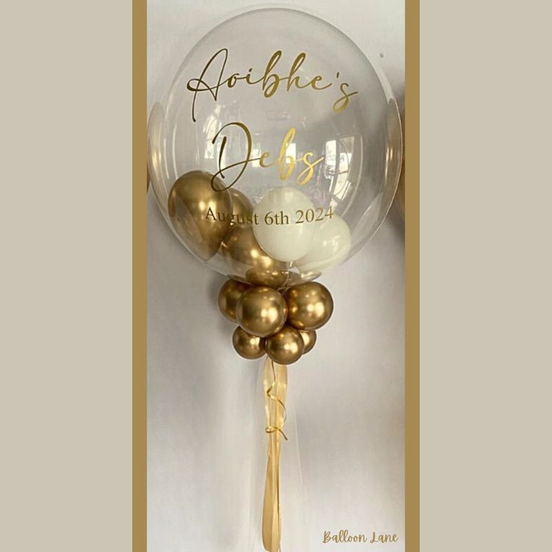 Personalised bubble balloon - Option 16