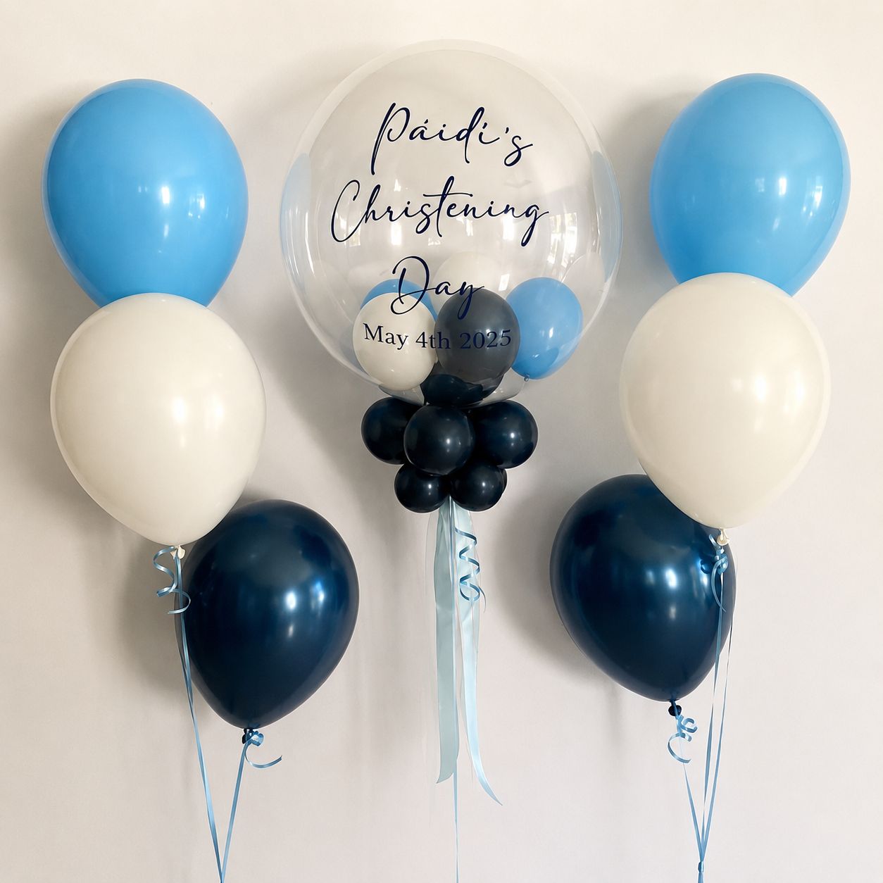 Personalised Bubble Balloon Set - Option 28