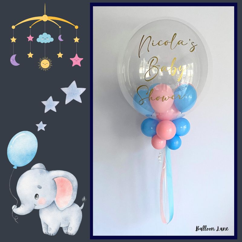 Personalised bubble balloon - Option 23