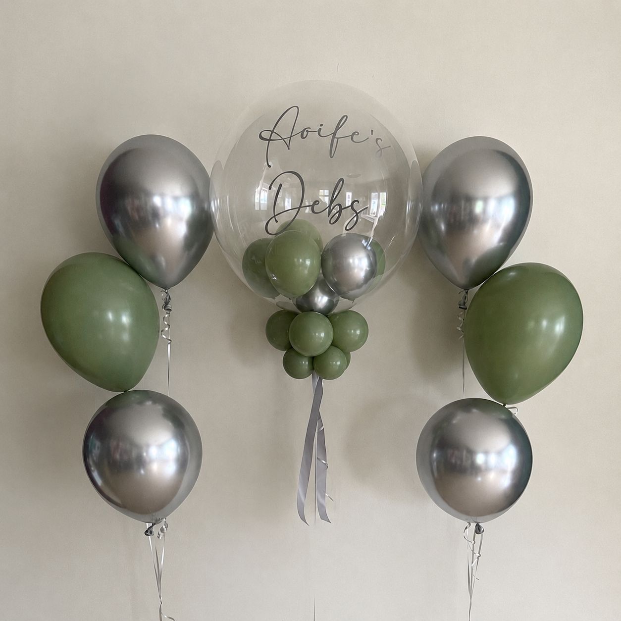 Personalised Bubble Balloon Set - Option 6