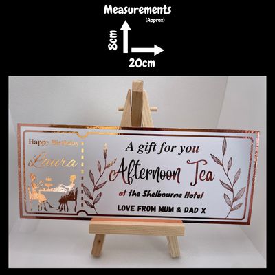 Personalised Foil Ticket - Day Trip/Miscellaneous