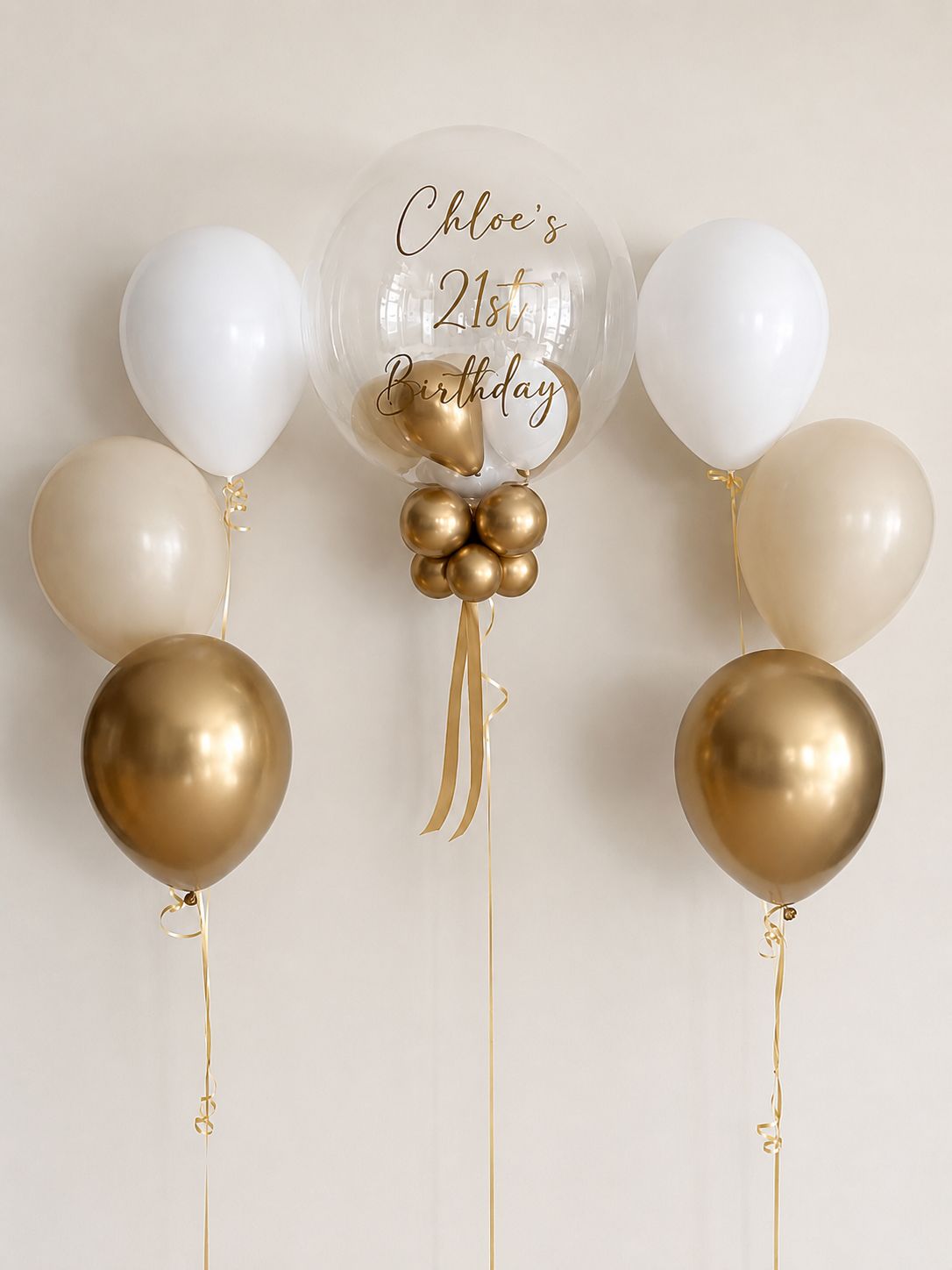 Personalised Bubble Balloon Set - Option 32