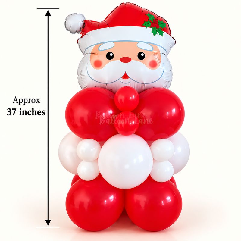 Santa Balloon Stack