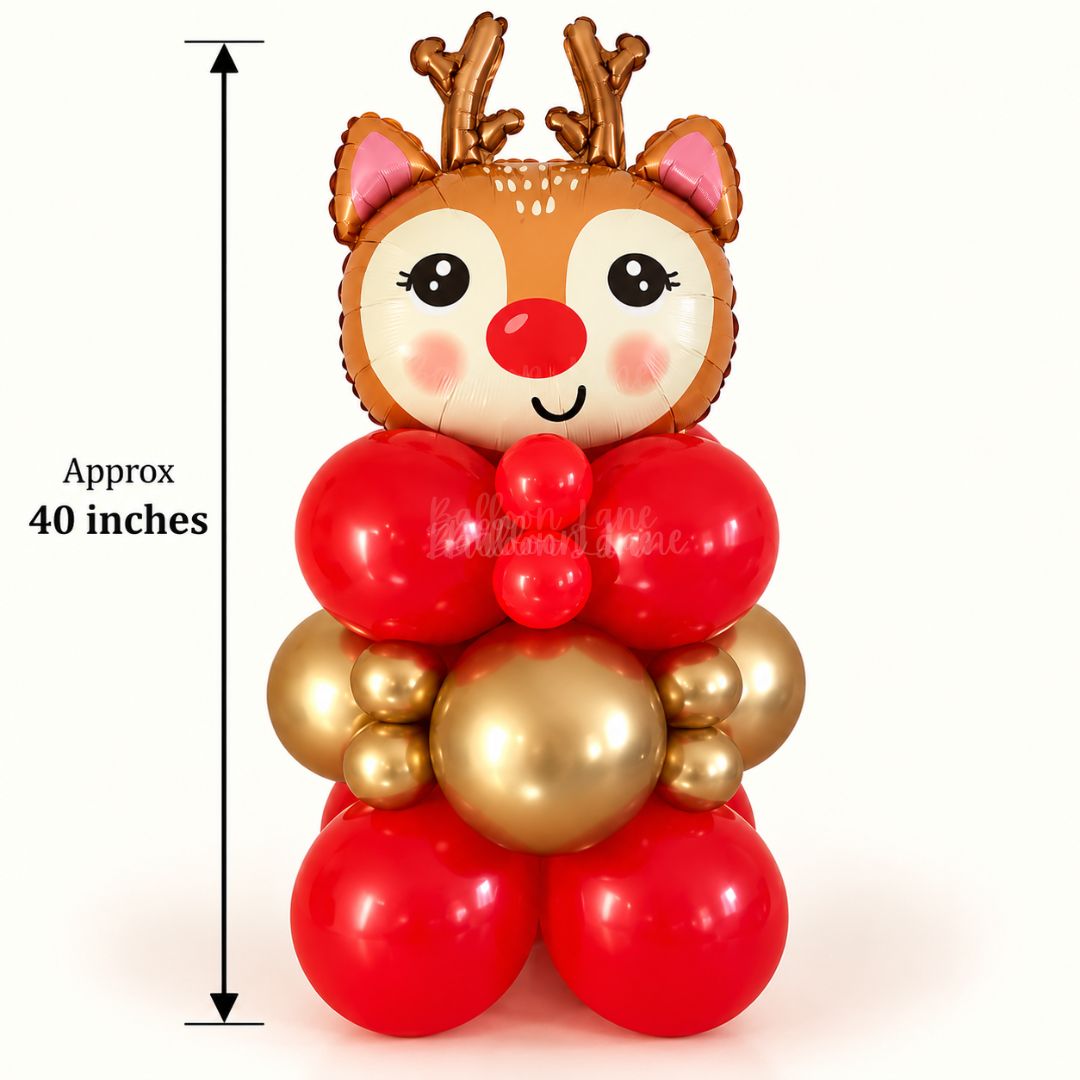 Reindeer Balloon Stack