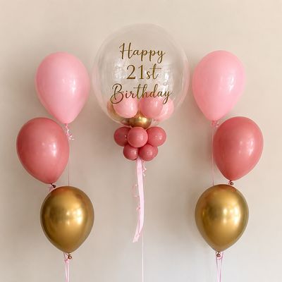 Personalised Bubble Balloon Set - Option 37