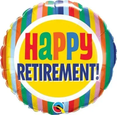 Happy Retirement Stripes