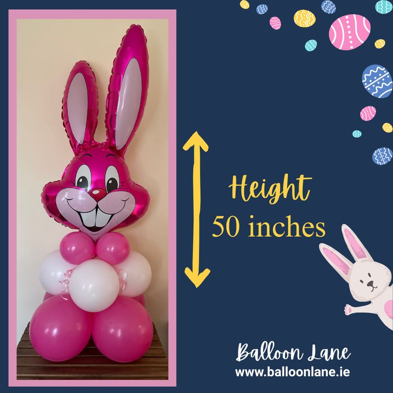 Large Easter bunny balloon stack - Various colours available