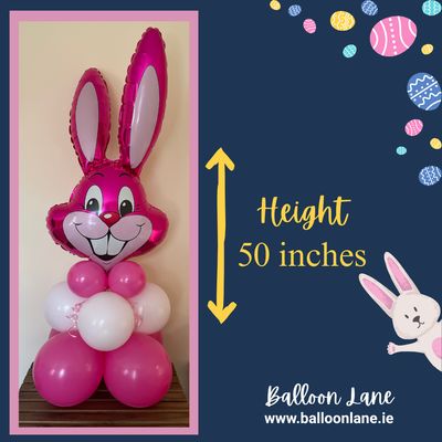 Large Easter bunny balloon stack - Various colours available