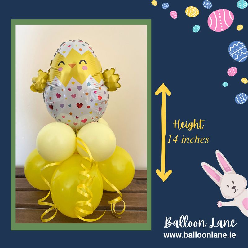 Mini Easter balloon stack - Chick
