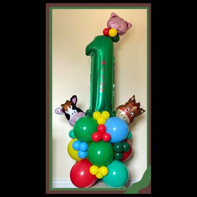 Personalised farm number tower