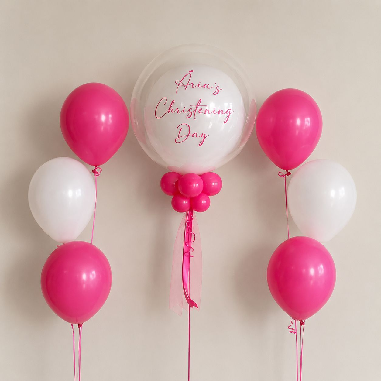 Personalised Bubble Balloon Set - Option 38