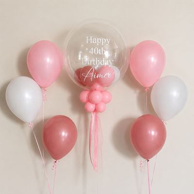 Personalised Bubble Balloon Set - Option 39