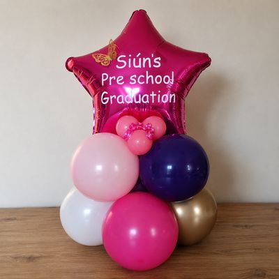 Graduation balloon stack