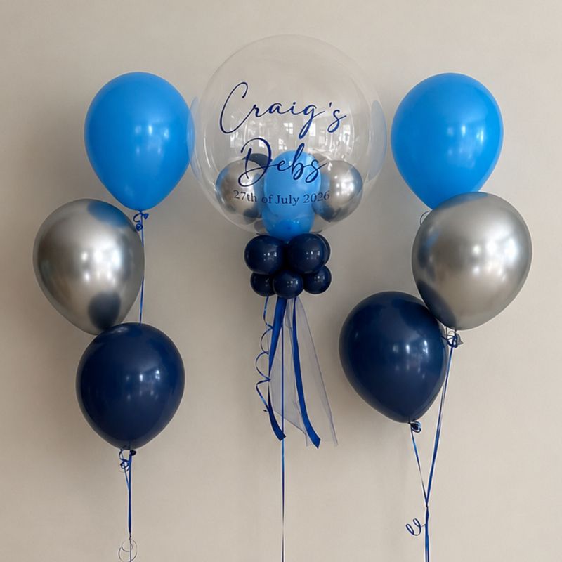 Personalised Bubble Balloon Set - Option 42