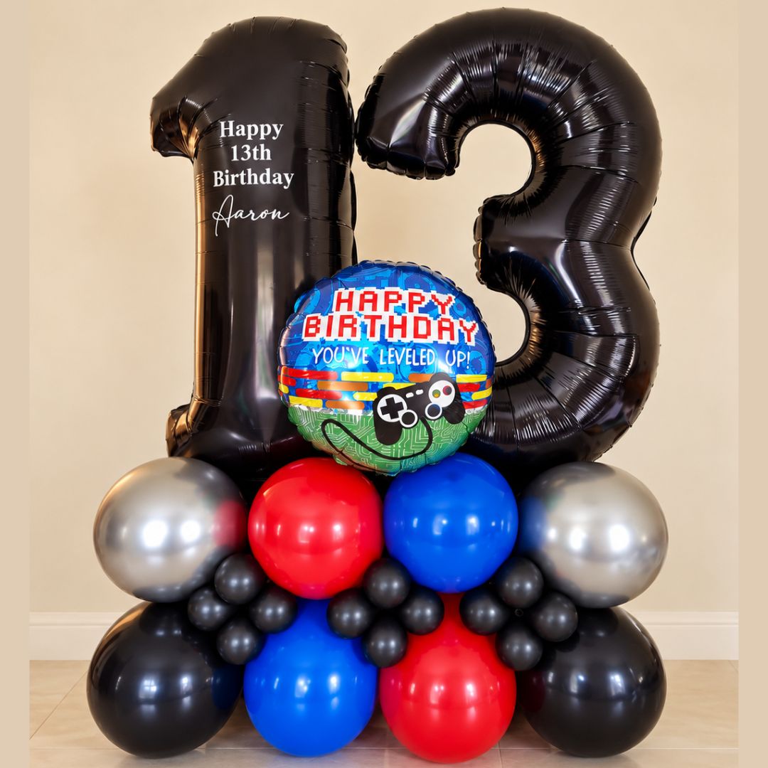 Gamer Themed Double Number Stack