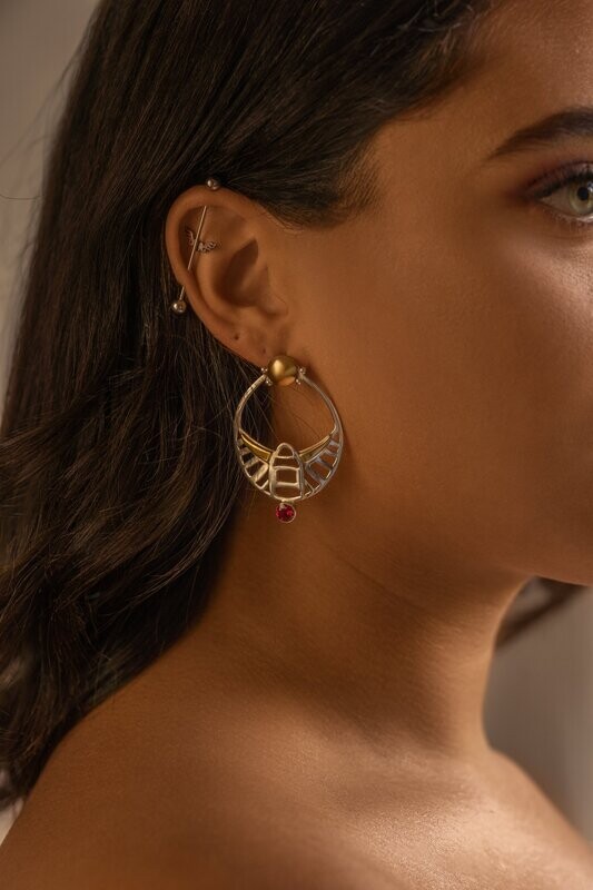 Scarab earrings