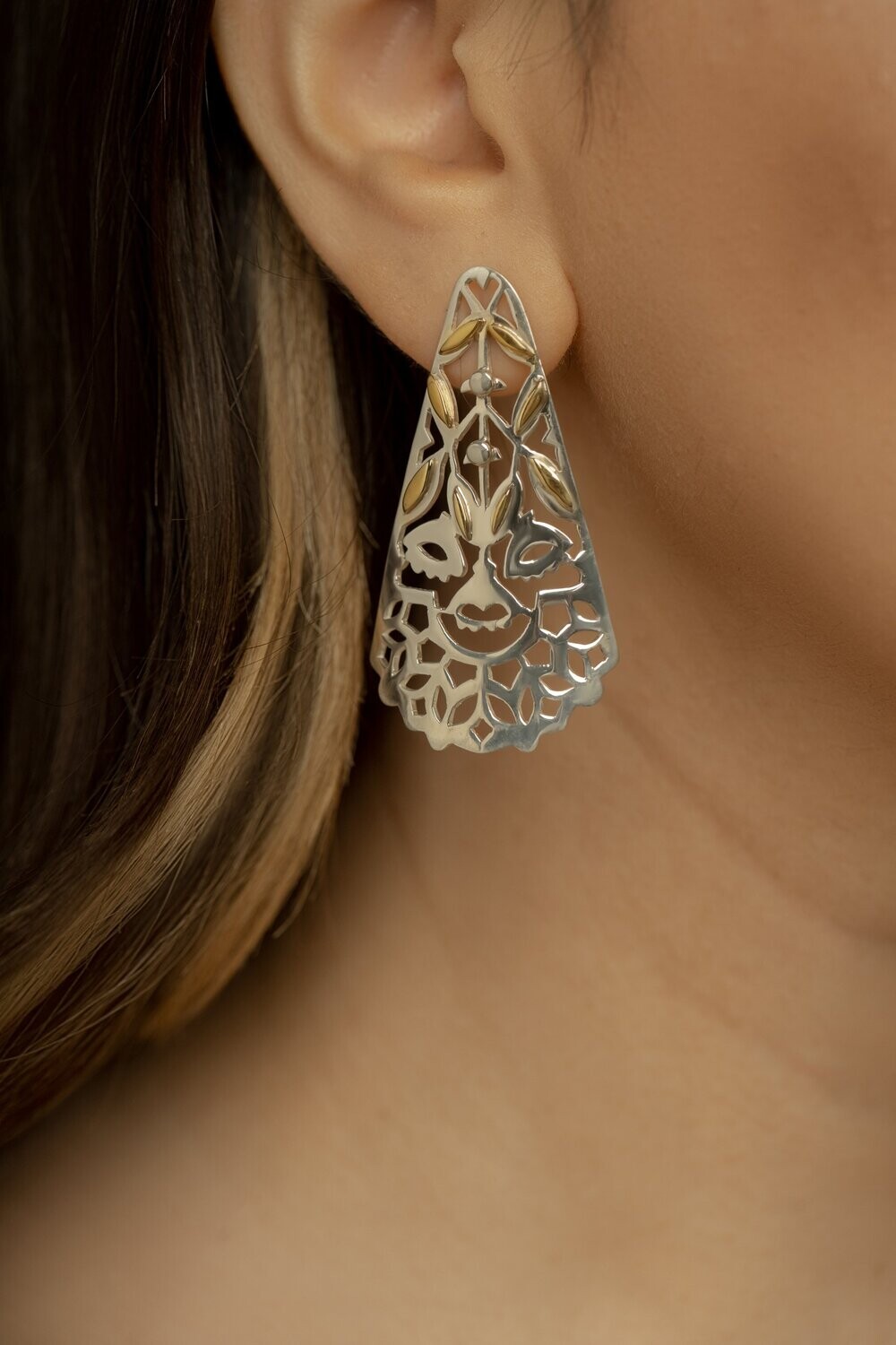 Silver Judgenstil Earrings