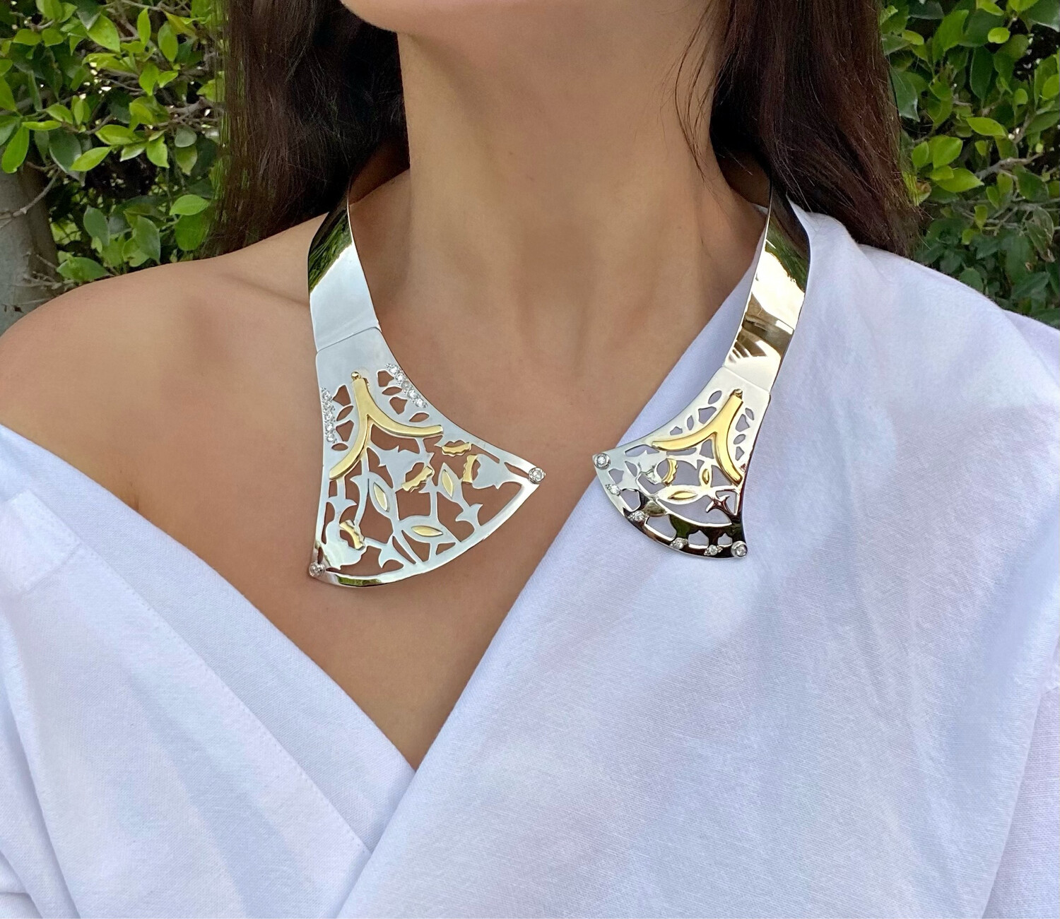 Silver Judgenstil Necklace