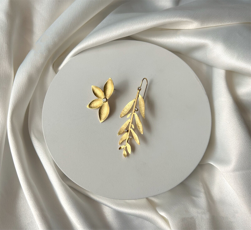 Mismatched Blossom Earrings