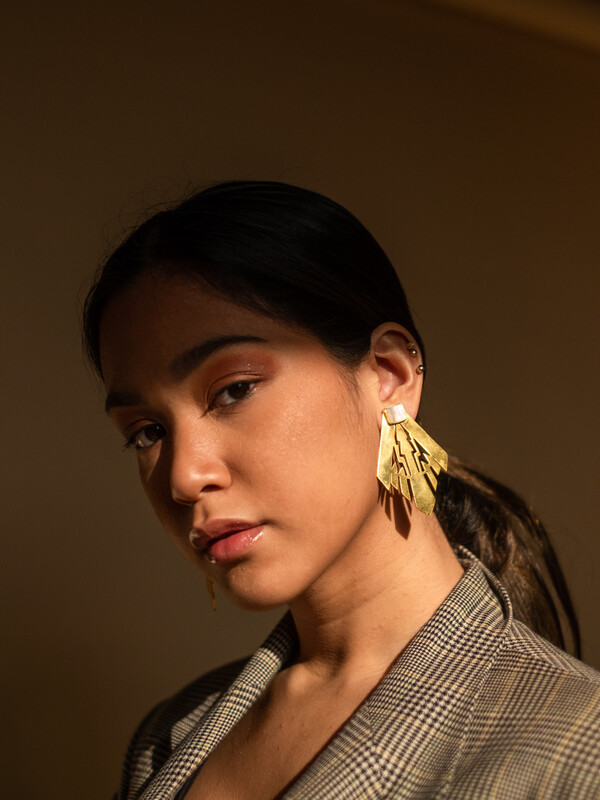 Chrysler x Mother of Pearl earrings