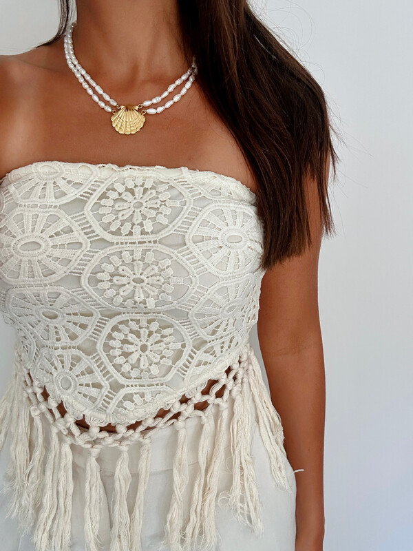 Pearl Seashell Necklace