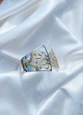 Silver Judgenstil Bangle