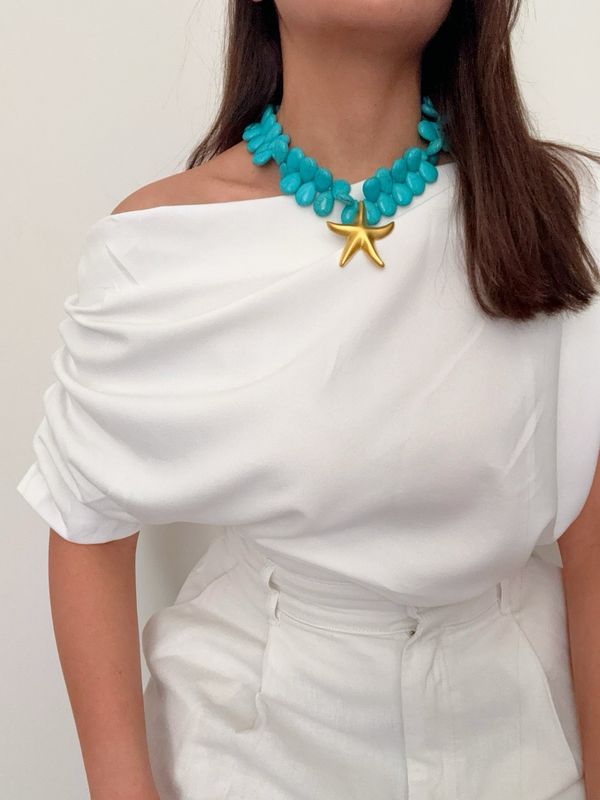 Chunky Turqouise necklace