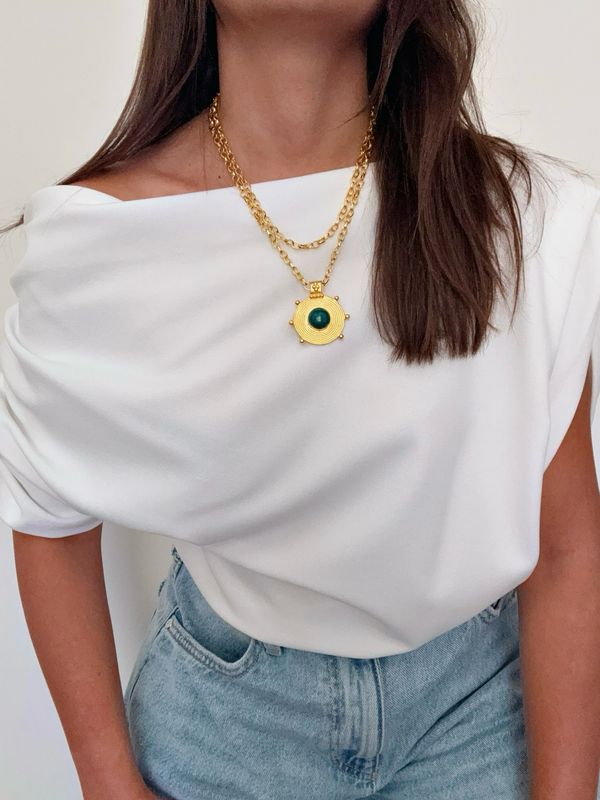 Verdant Eclipse Necklace