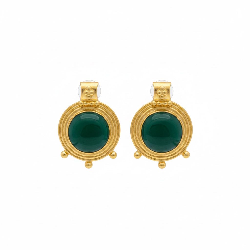 Verdant Eclipse Earrings
