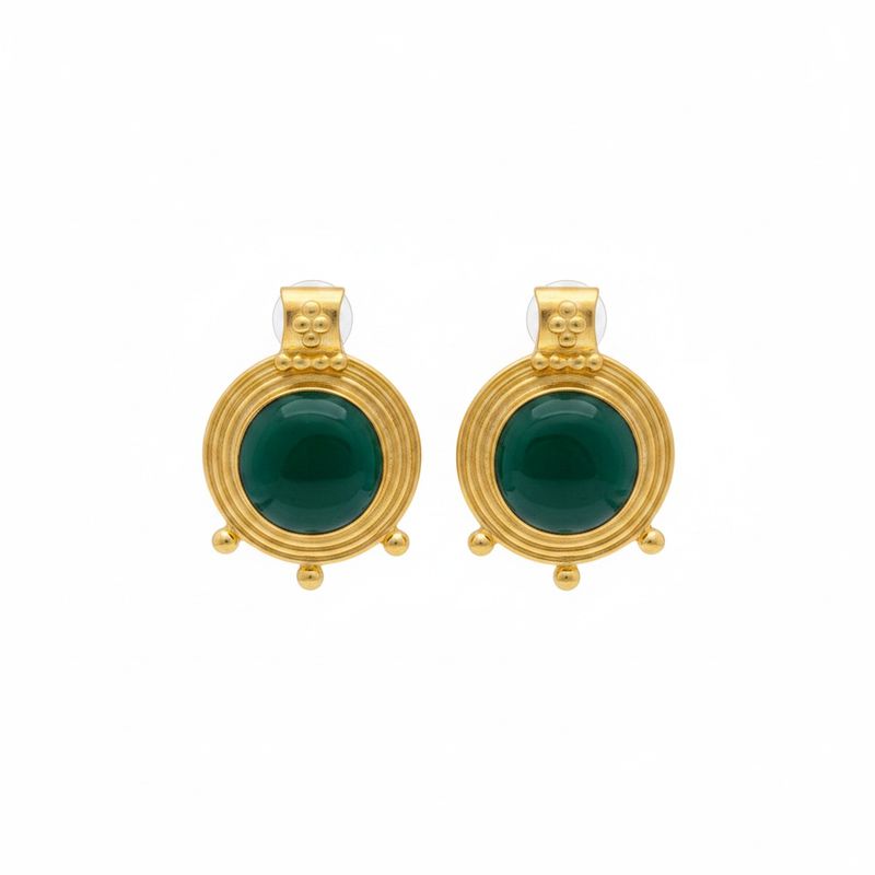 Verdant Eclipse Earrings