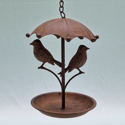 Umbrella bird feeder (rust)