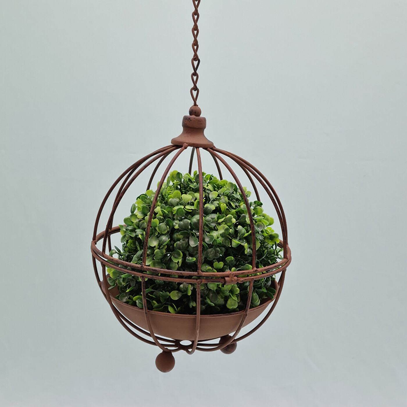 Dome bird cage, rust, large