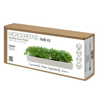 Microgreens Seeded Grow Pads - Refill - Cress - Pack of 5