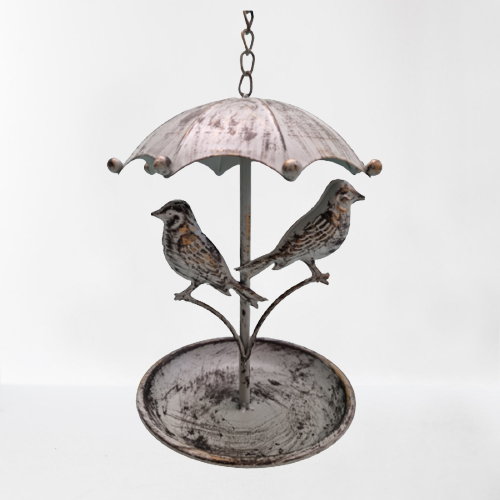 Umbrella Bird Feeder - grey