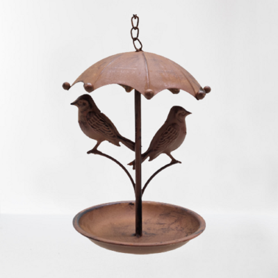 Umbrella bird feeder (rust)