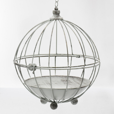 Dome bird cage, grey, large