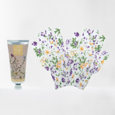 Garden Gloves & Cream gift set