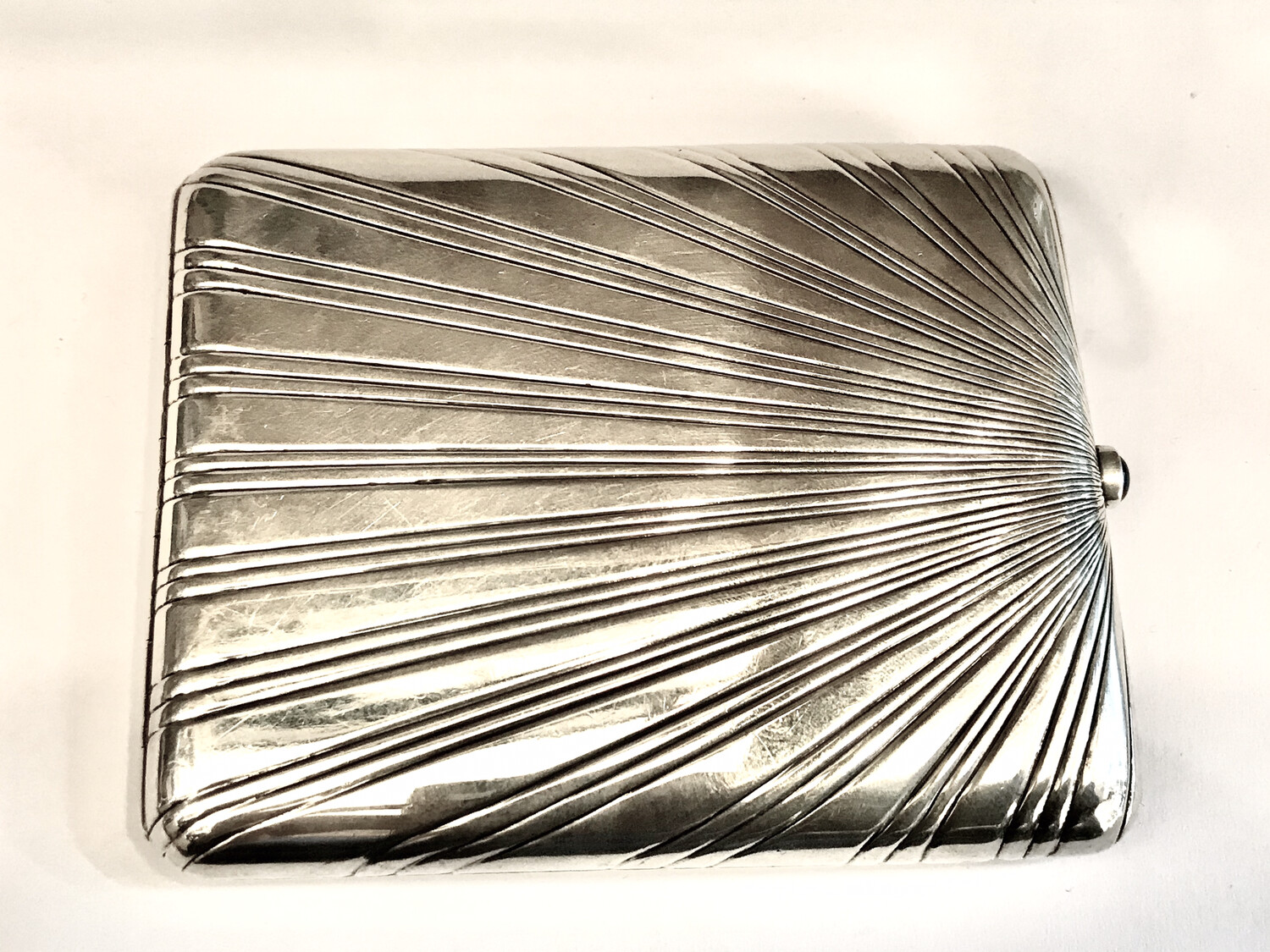 Large silver cigarette case Latvia around 1930