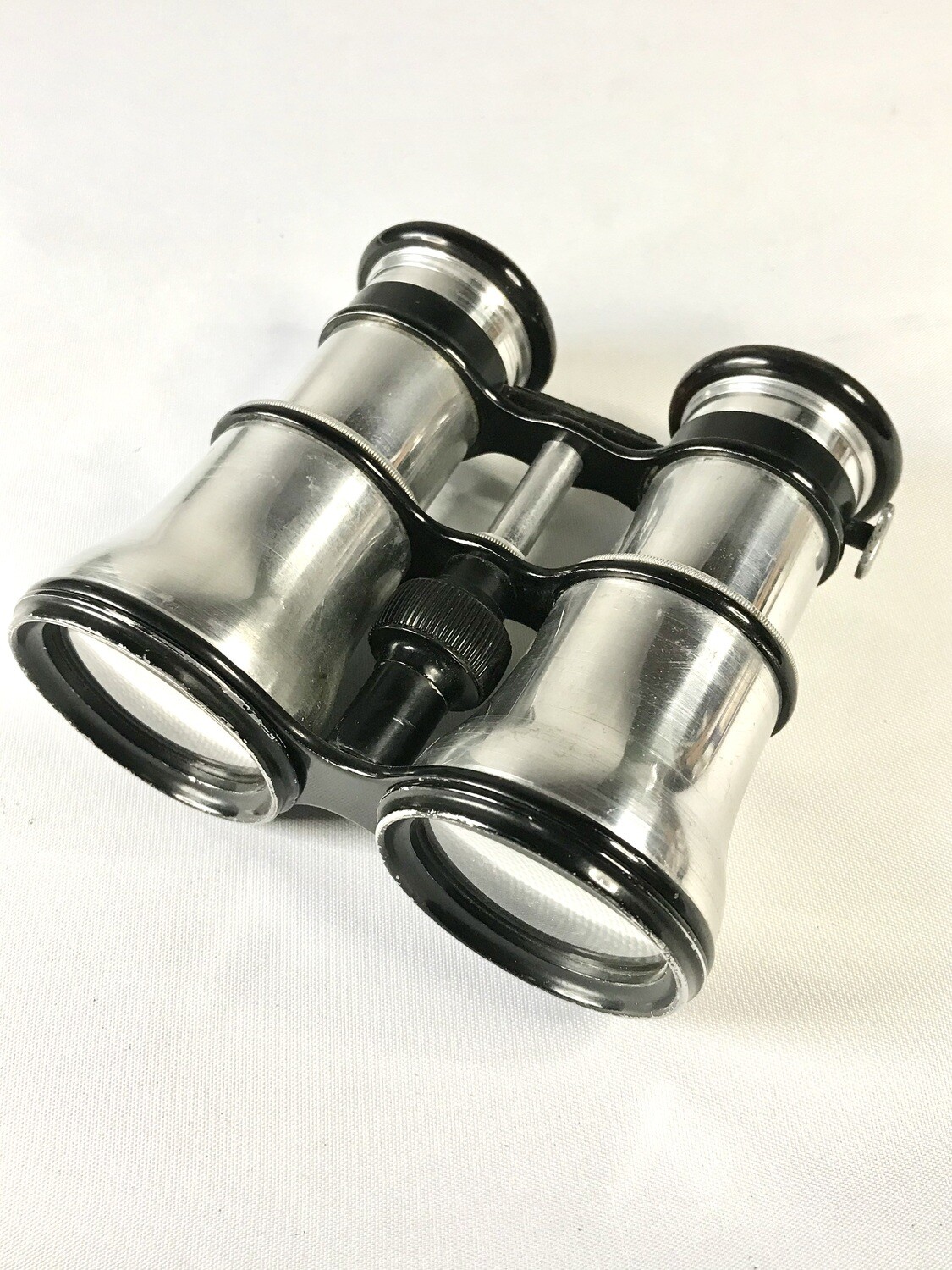 Ungewöhnliches edles altes Fernglas Opernglas Aluminium Gebr. Steppacher München wahlweise Land Meer Oper Einstellung wohl 1900