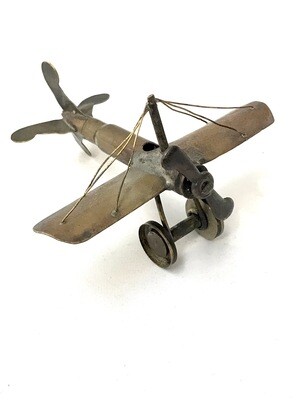 Airplane Trench art WWI cartridges brass around 1914-1918 Military World War 1