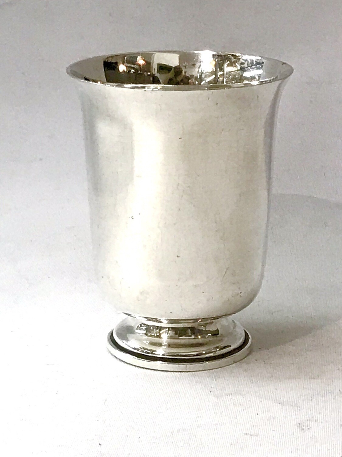 Art Deco Silber Trinkbecher Taufbecher um 1920 Puiforcat , silver beaker christening mug,timbale en argent