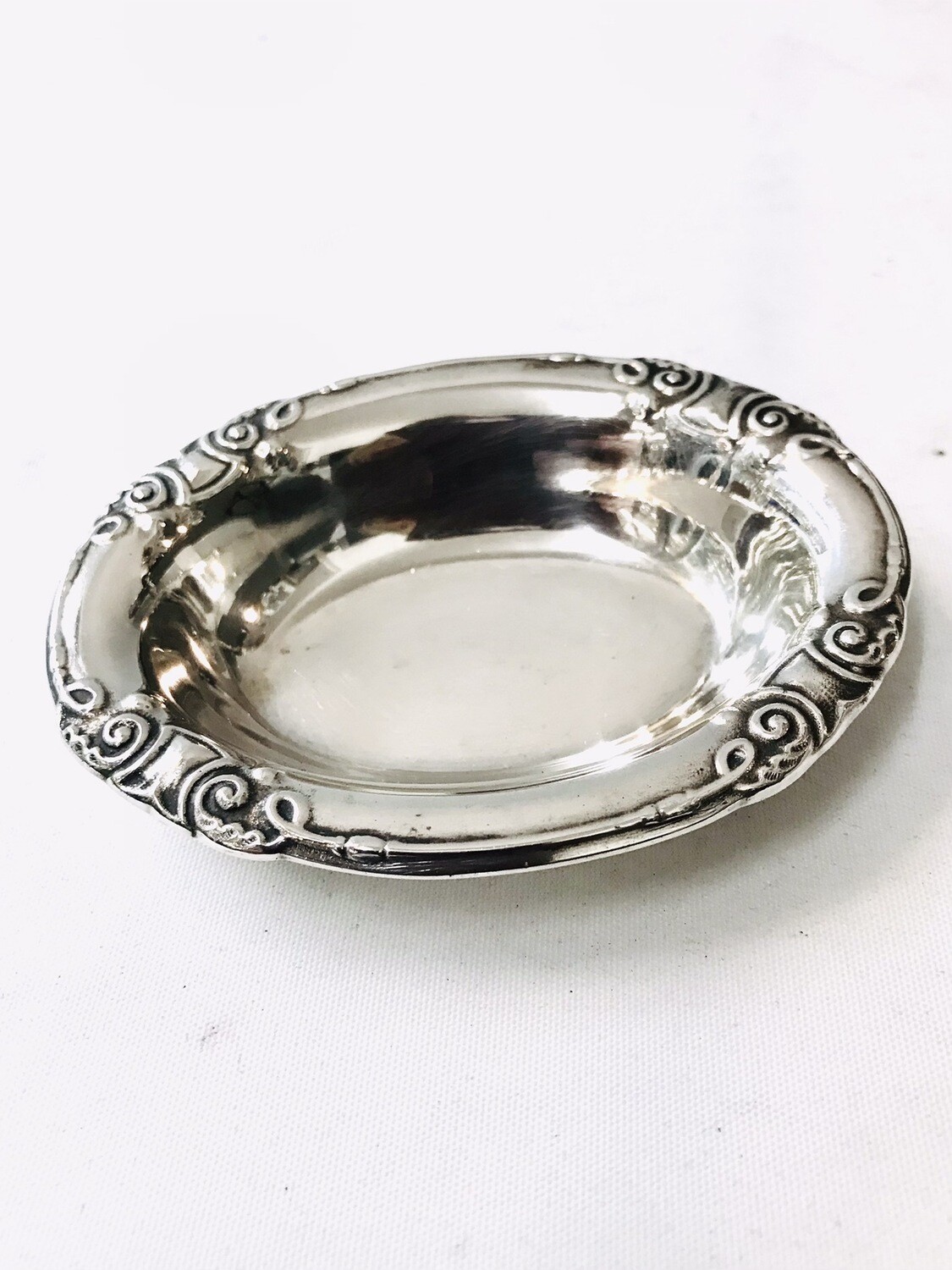 Kleines Silber Schälchen Schale Deutschland um 1910, small silver dish, Bruckmann Germany