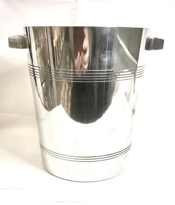 Wiskeman Versilberter Art Deco Sektkühler Champagner Eimer um 1925