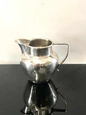Kleines Silber Sahnegiesser, Milchkännchen Sahnekännchen, Deutschland um 1900, small cream or milk jug German turn of the century